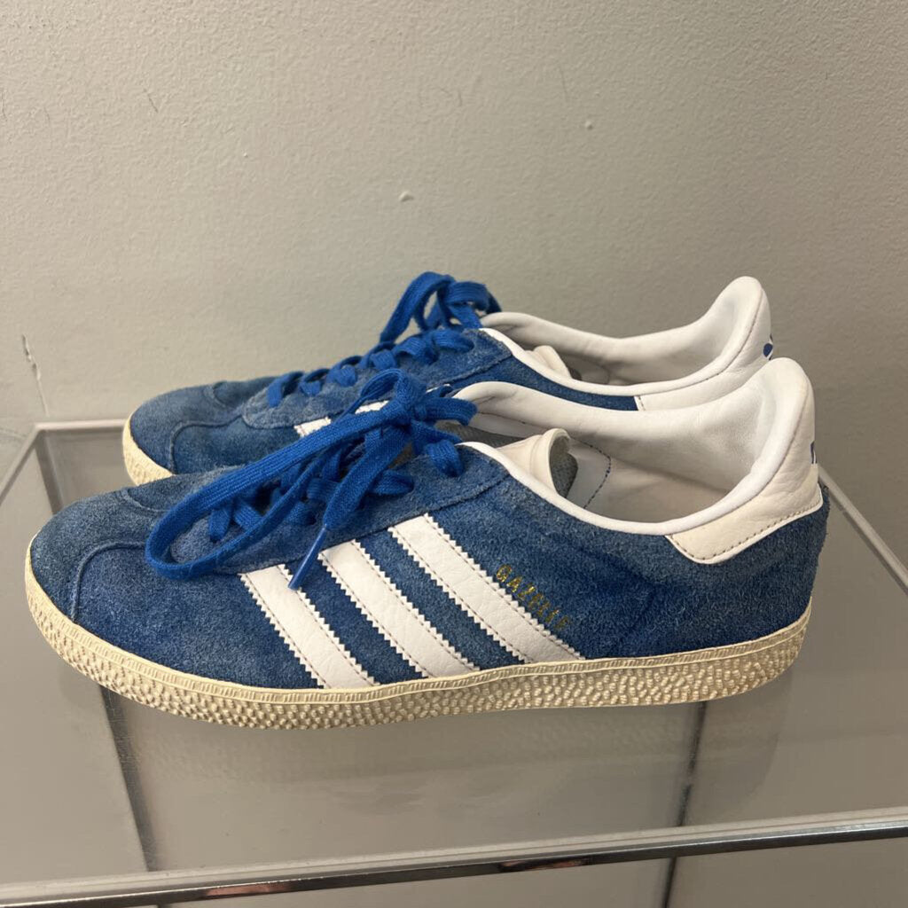 Adidas Blue Suede Gazelle Sneakers 5