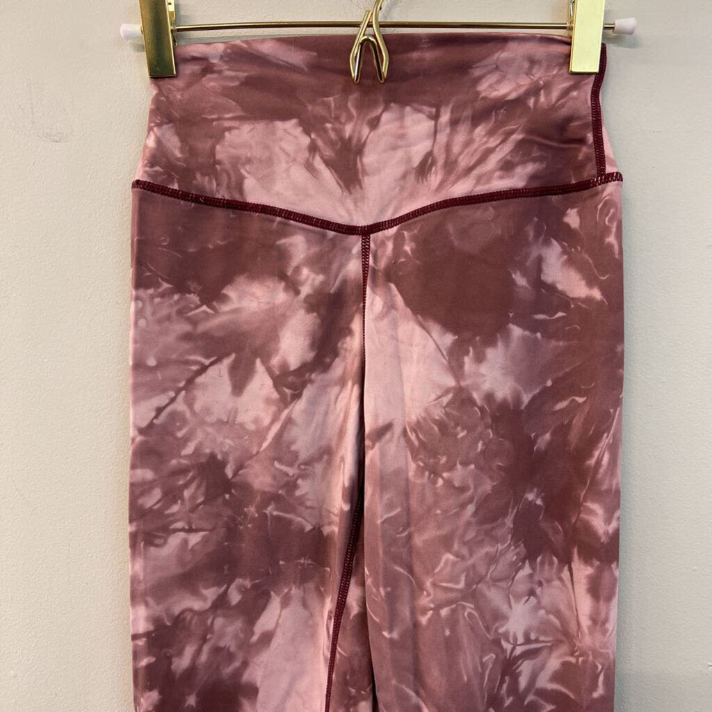 Vitality Purple Tie Dye Active Leggings Small