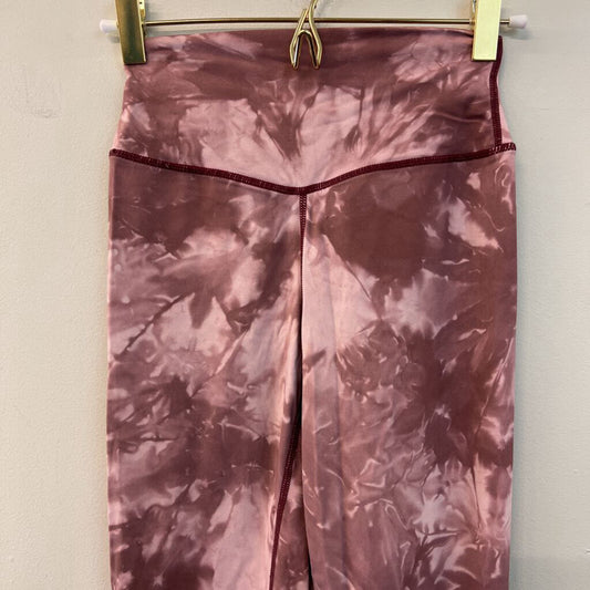 Vitality Purple Tie Dye Active Leggings Small
