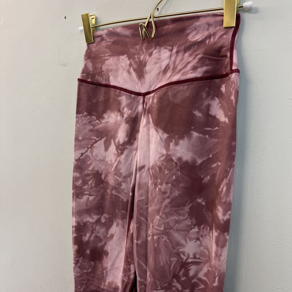 Vitality Purple Tie Dye Active Leggings Small
