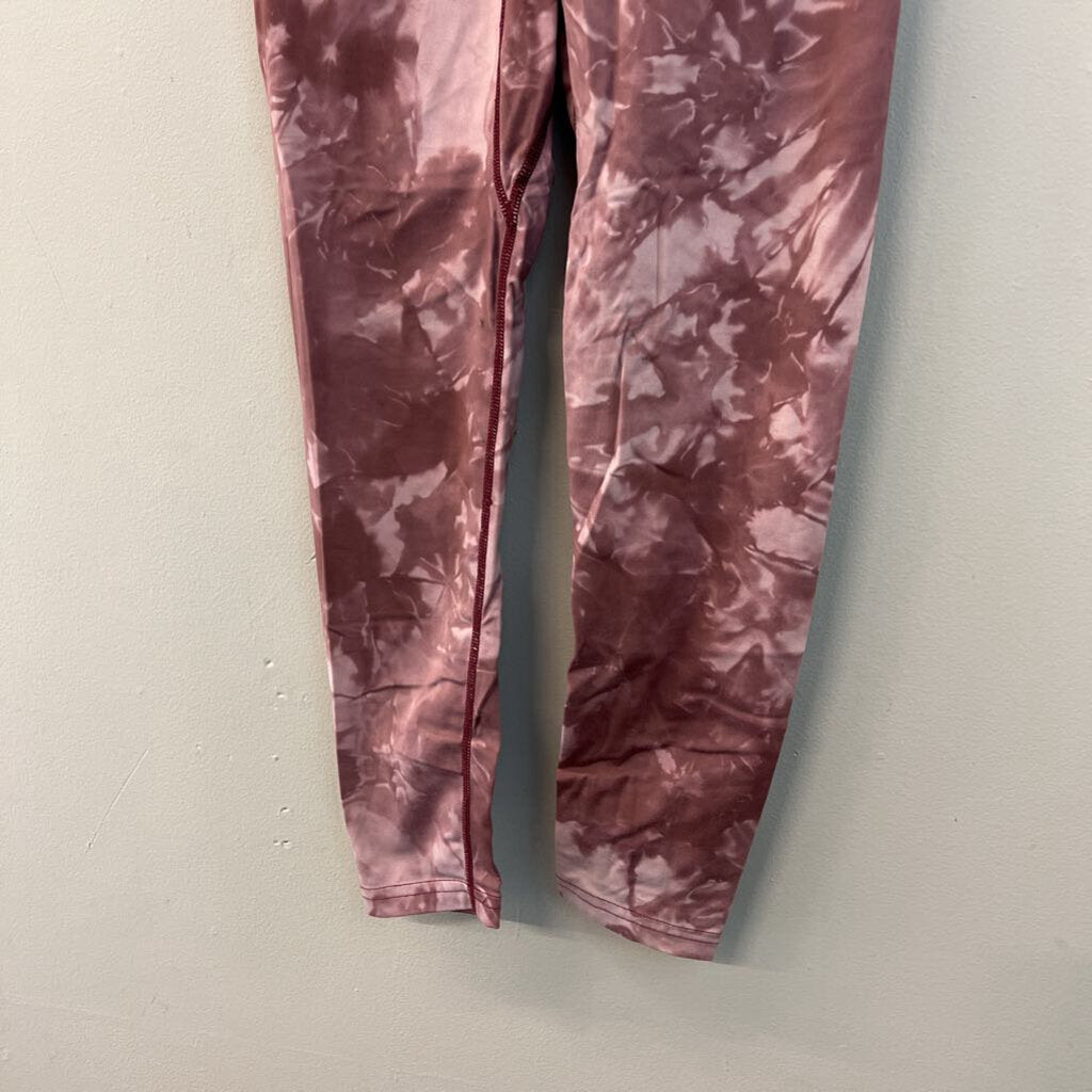 Vitality Purple Tie Dye Active Leggings Small