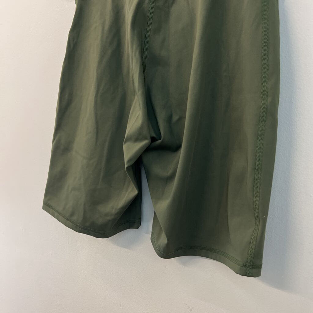 Gym Shark Dark Green Biker Shorts Small