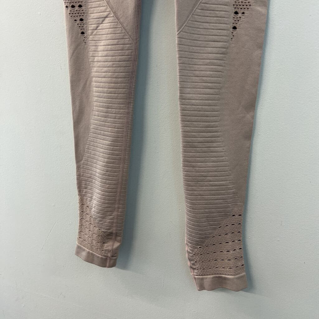 GymShark Mauve Laser Cut Leggings Extra Small