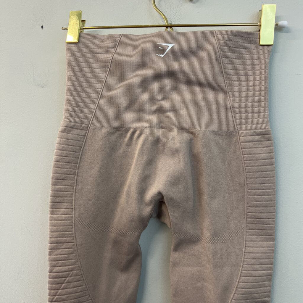 GymShark Mauve Laser Cut Leggings Extra Small