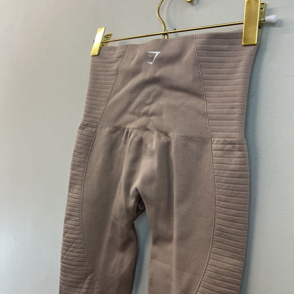 GymShark Mauve Laser Cut Leggings Extra Small