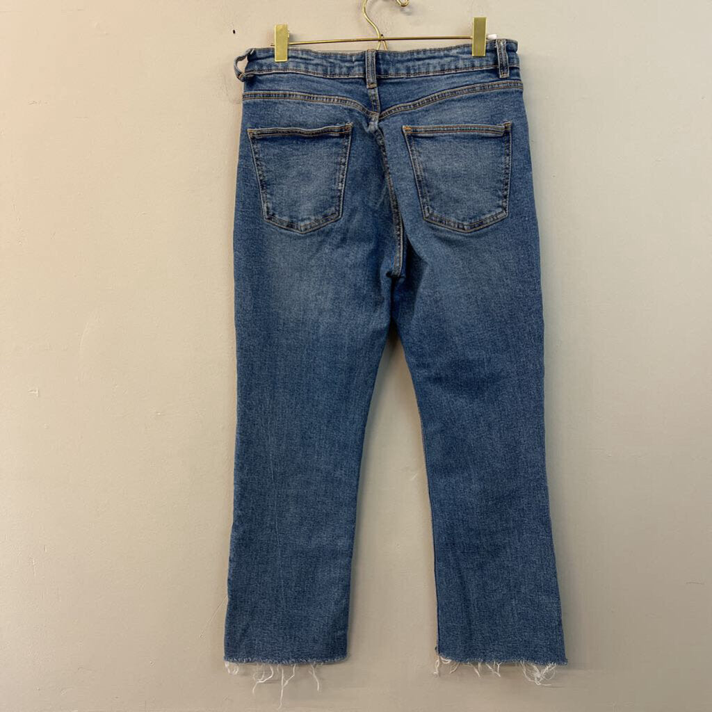 Zara Medium Wash Mom Jeans 6