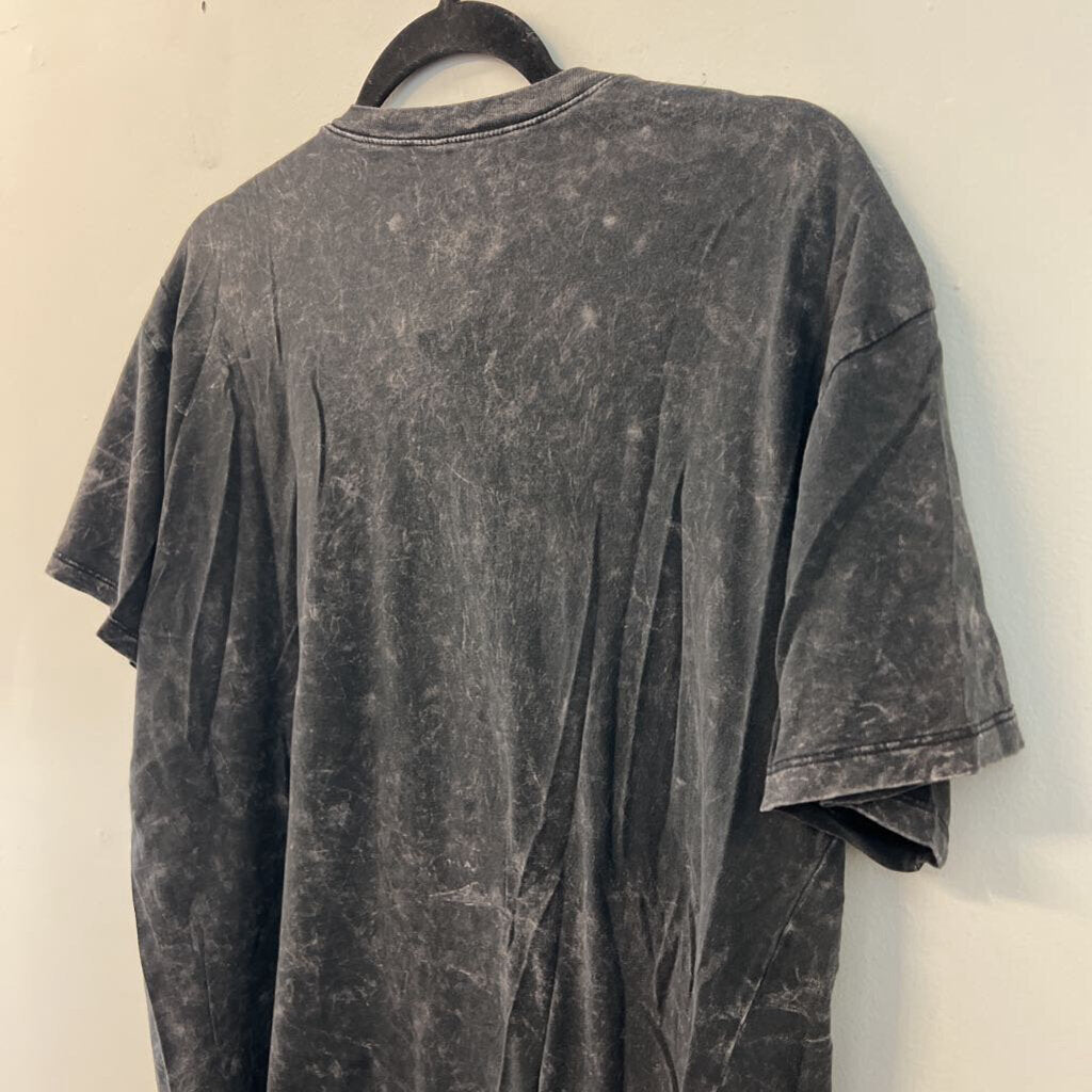 Hollister Grey/ Multi California Customs Short Sleeve Graphic Tee Small