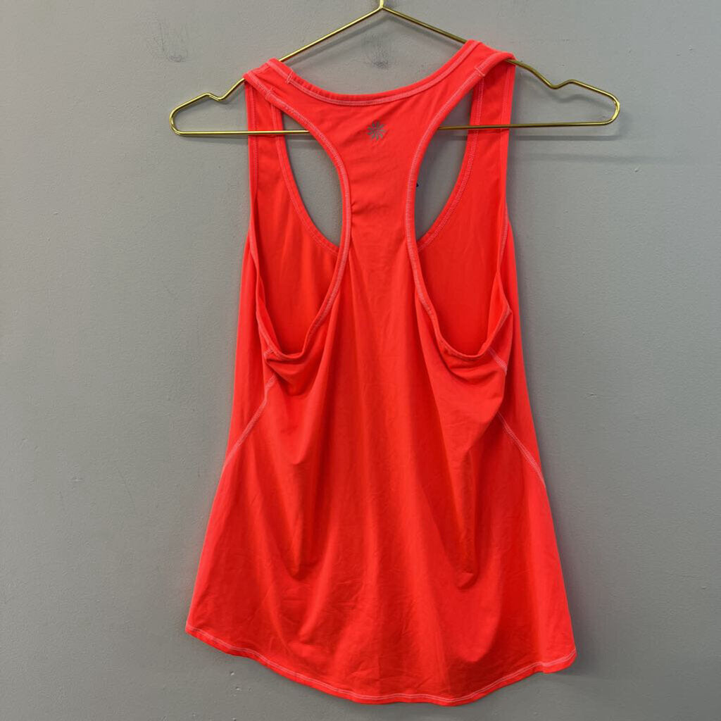 Athleta Neon Orange Athletic Tank Medium