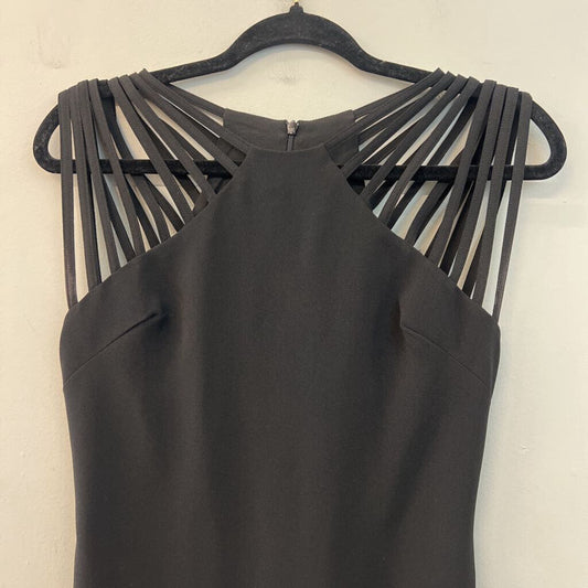 Dress The Population Black Strappy Shoulder Dress Small