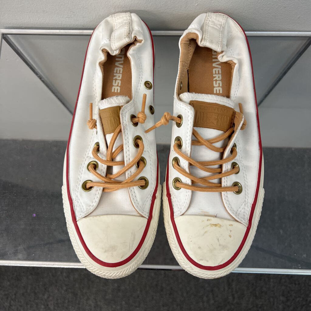 Converse All Star White Low Top Sneakers 6.5