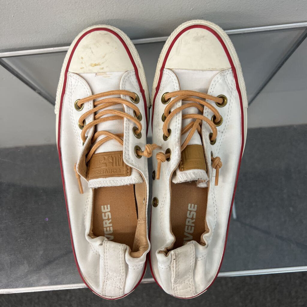 Converse All Star White Low Top Sneakers 6.5