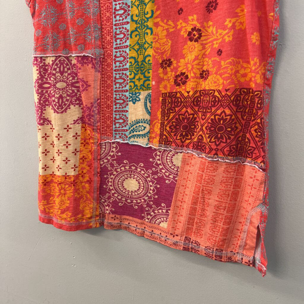 Sundance Red/ Multi Patchwork Tank Extra Small
