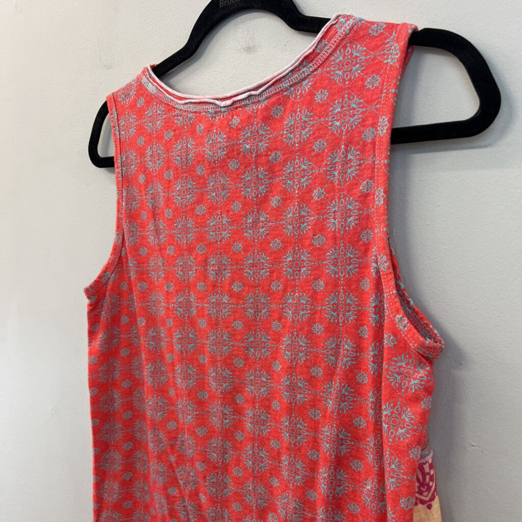Sundance Red/ Multi Patchwork Tank Extra Small