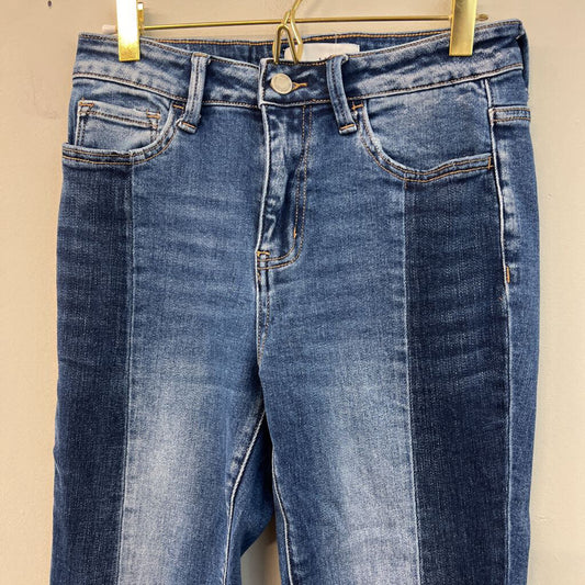 Vervet Two Tone Denim Flare Jeans 26