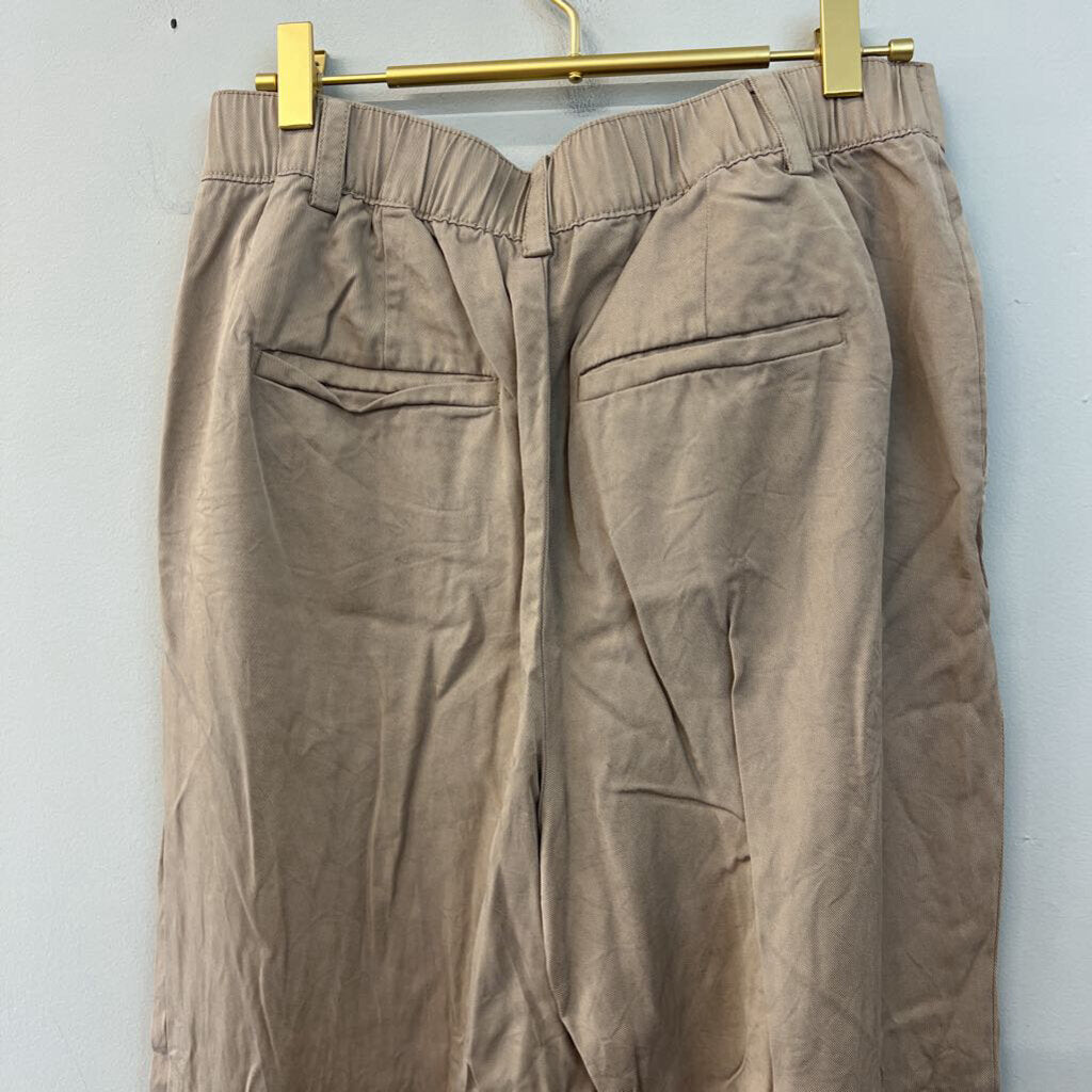Loft Brown Wide Leg Trouser Pants 8