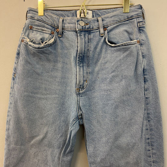 Agolde Light Wash High Waisted Mom Jeans 28