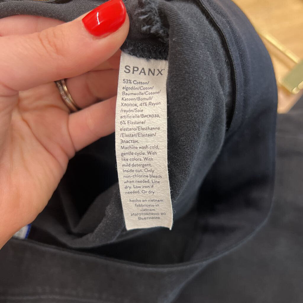 Spanx Black Bootcut Pull On Jeans Medium
