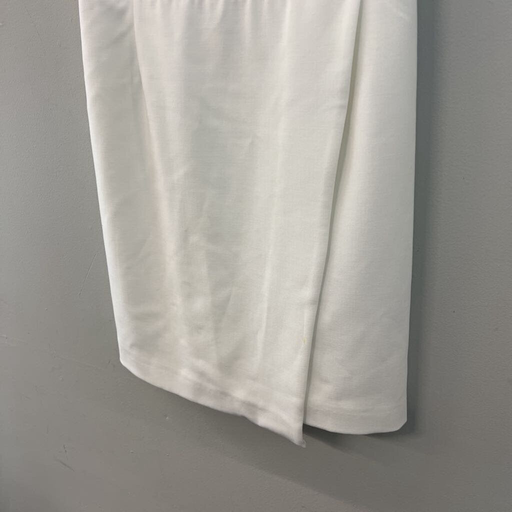 French Connection White V Neck Dress 6