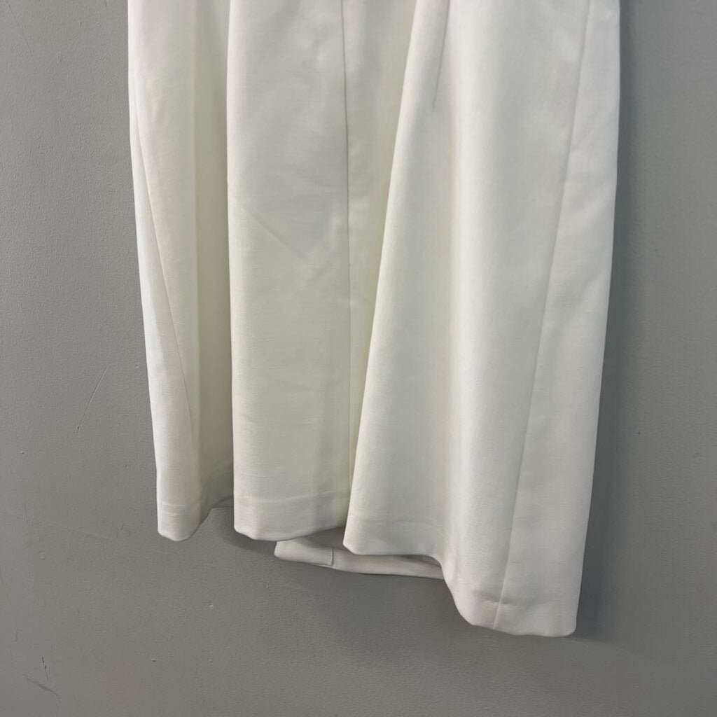 French Connection White V Neck Dress 6