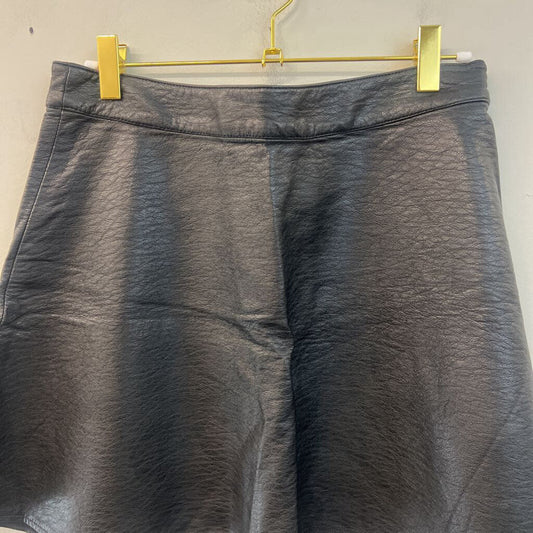 Black Faux Leather Skirt 8