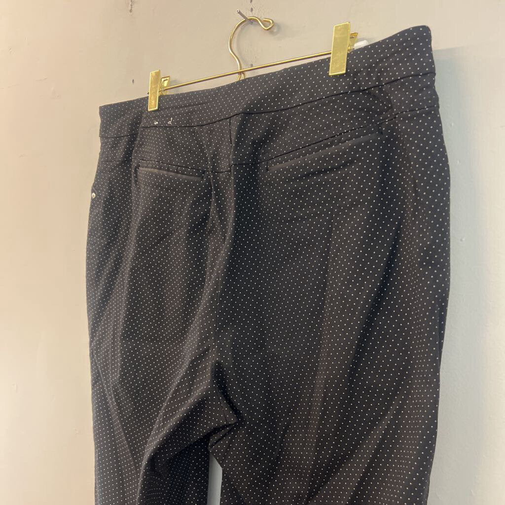 Dalia Black/ White Polka Dot Pants 16W