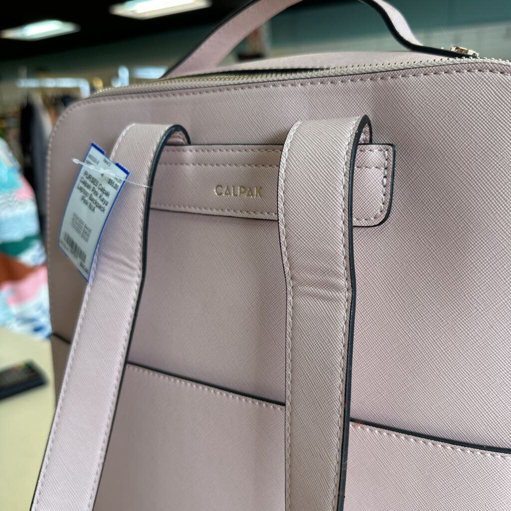 Calpak Pink Kaya Laptop Backpack