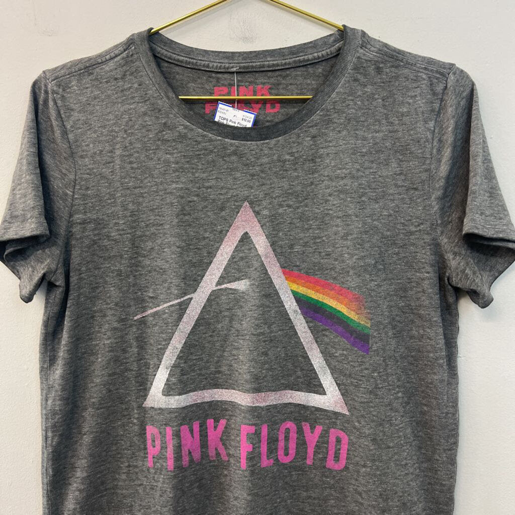 Pink Floyd Grey/ Multi Short Sleeve Graphic Tee Small