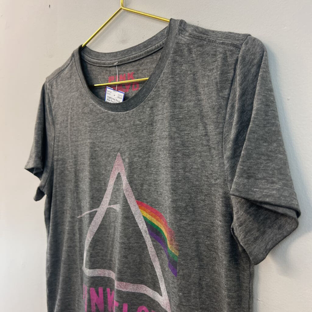 Pink Floyd Grey/ Multi Short Sleeve Graphic Tee Small