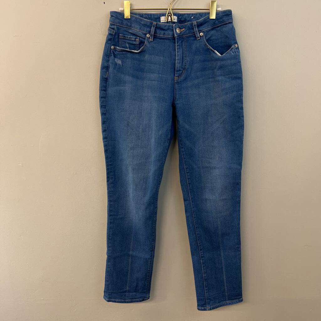 Loft Medium Wash The Girlfriend Jeans 28