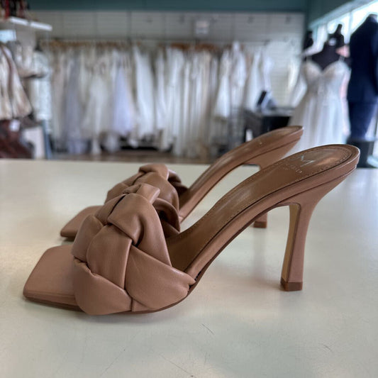 Marc Fisher Beige Digana Slip On Heels 7