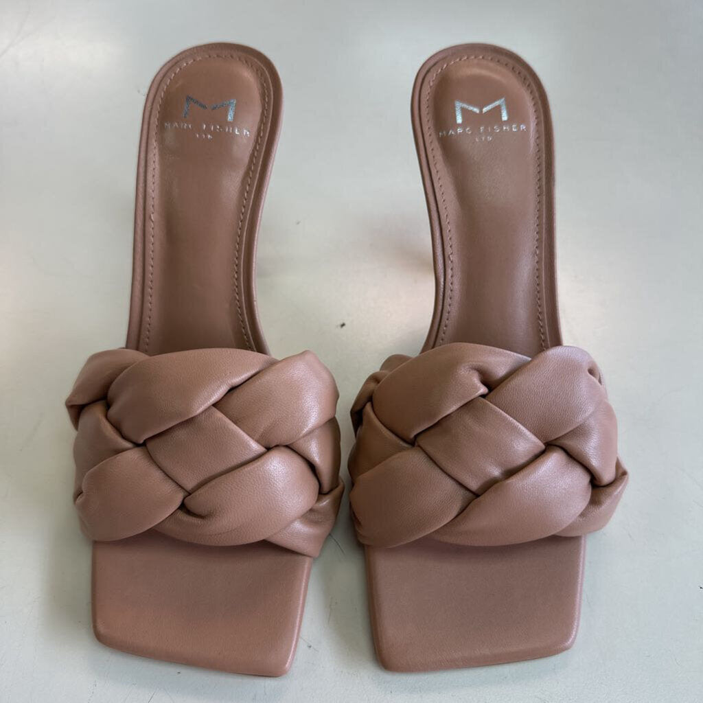 Marc Fisher Beige Digana Slip On Heels 7