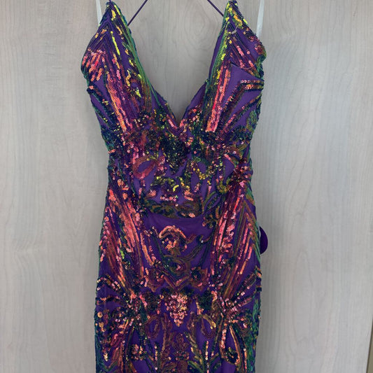 Windsor Strappy Fitted Sequin Dress 3/4