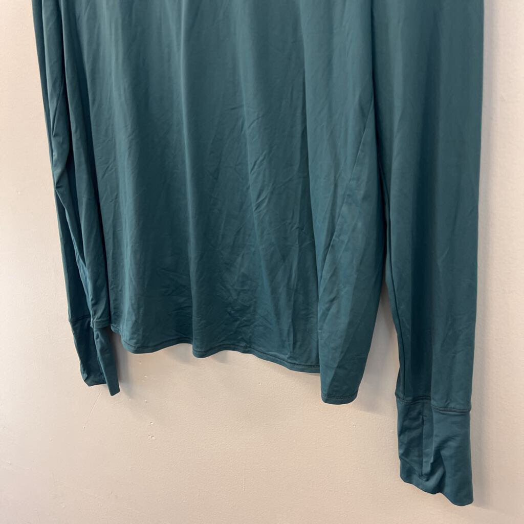 Athleta Teal Long Sleeve Athletic Top Small