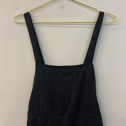 Entro Black Lace Romper Small