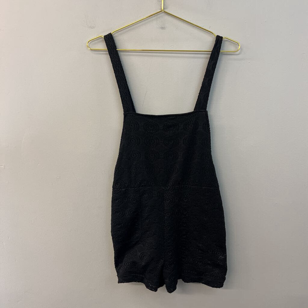 Entro Black Lace Romper Small