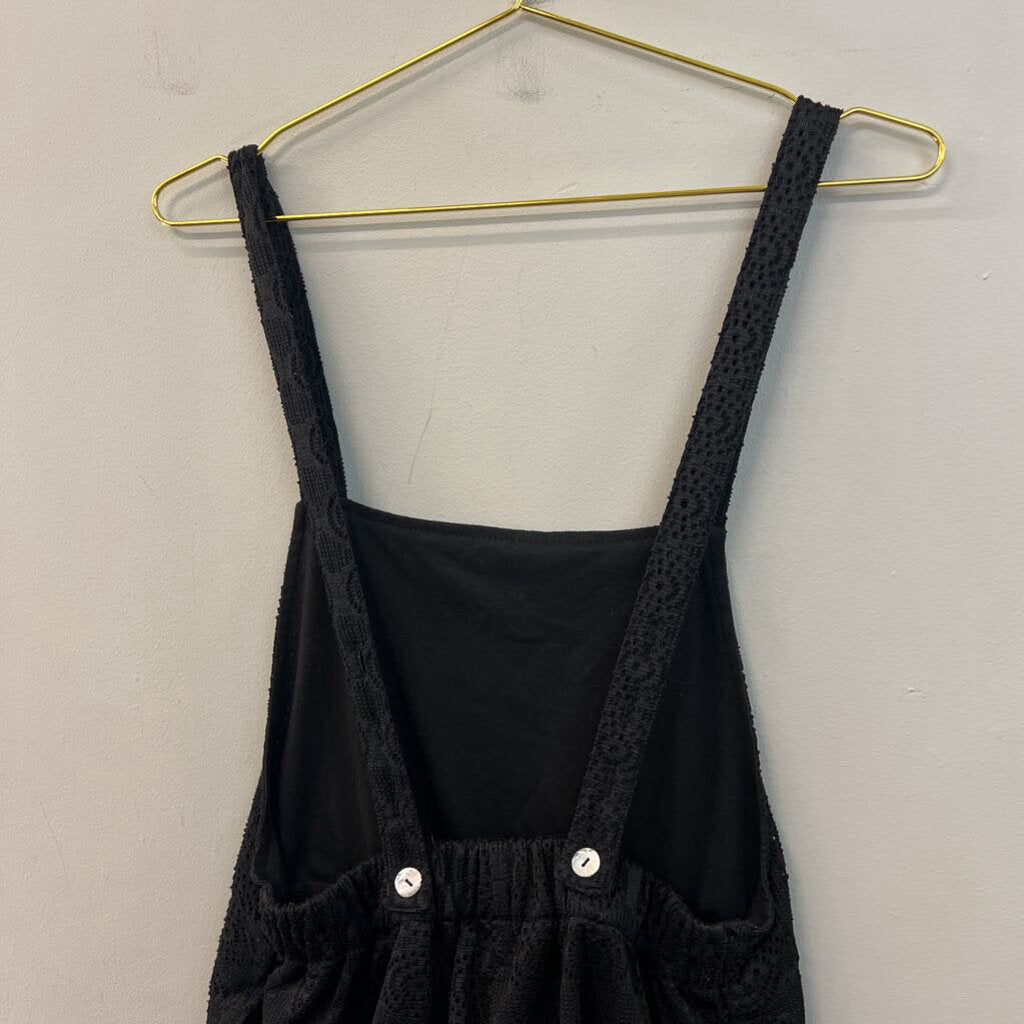 Entro Black Lace Romper Small