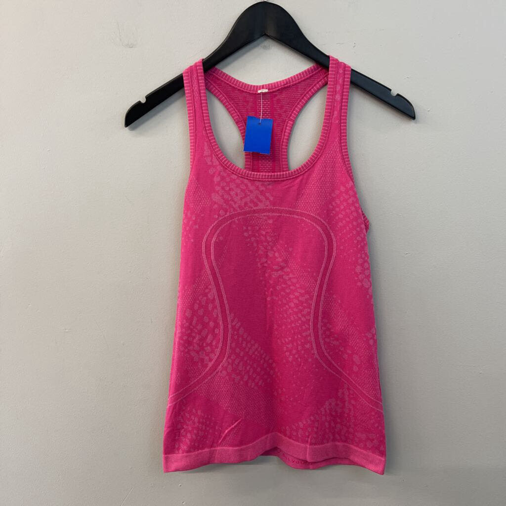 Lululemon Pink Athletic Tank Top Large