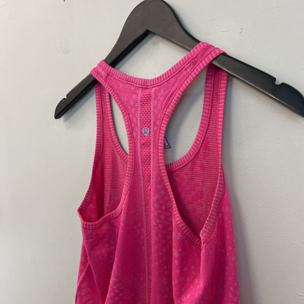 Lululemon Pink Athletic Tank Top Large