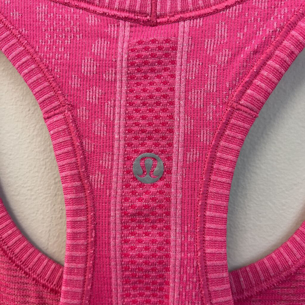 Lululemon Pink Athletic Tank Top Large