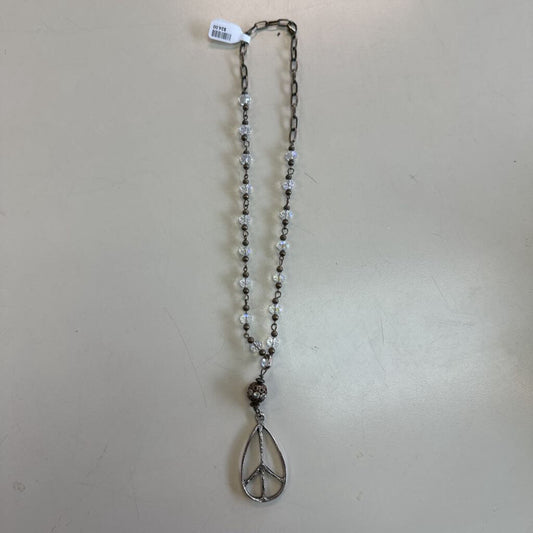 Beaded Peace Sign Necklace