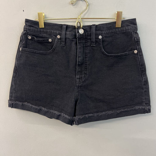 Madewell Black Denim High Rise Shorts 27