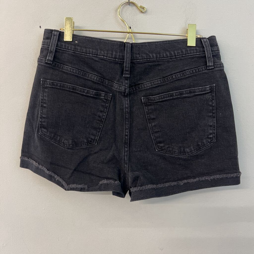 Madewell Black Denim High Rise Shorts 27