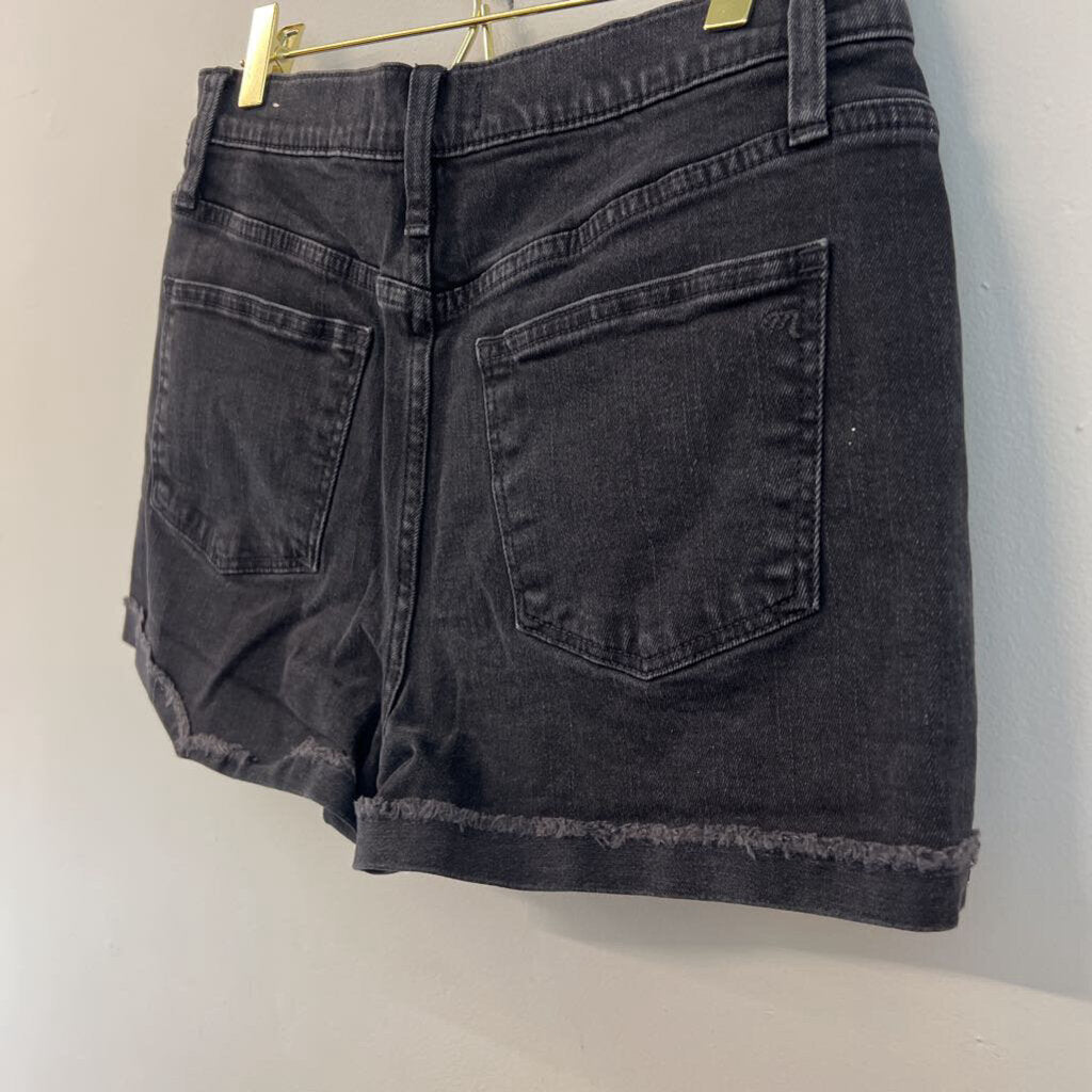 Madewell Black Denim High Rise Shorts 27