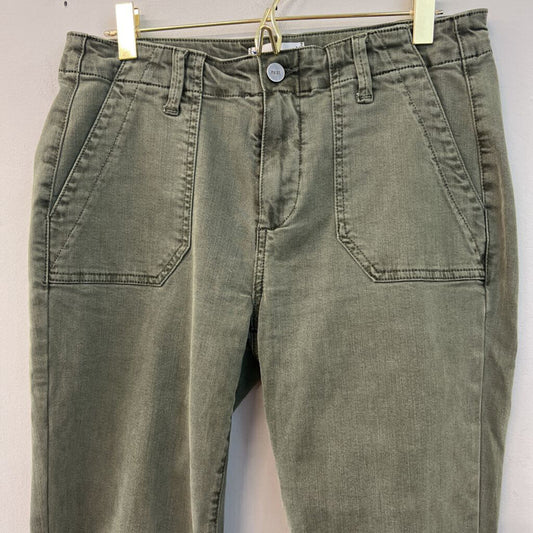 Paige Green Denim Jogger Pants 28