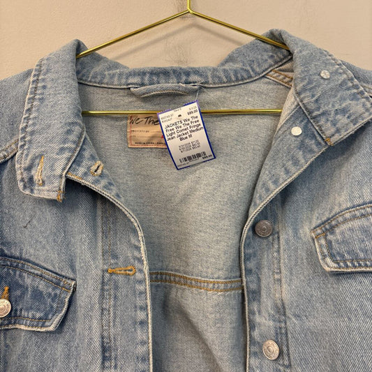 We The Free Light Comet Fringe Jean Jacket Medium