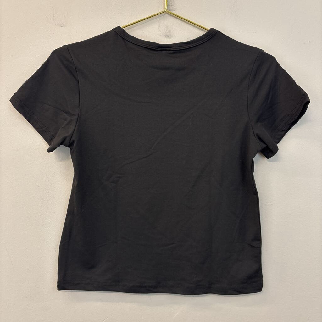 Black/ Multi In My Swiftie Era Short Sleeve Cropped Graphic Tee Small