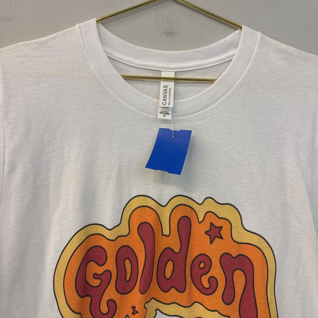 Canvas White/ Multi Golden Short Sleeve Graphic Tee Medium