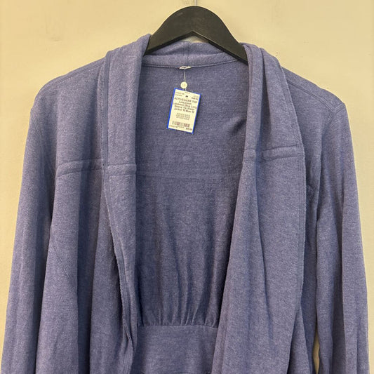 Lululemon Blue Long Sleeve Tie Waist Jacket 10