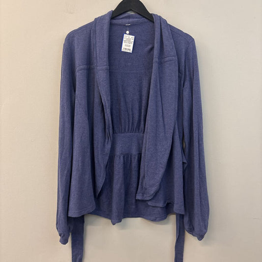Lululemon Blue Long Sleeve Tie Waist Jacket 10