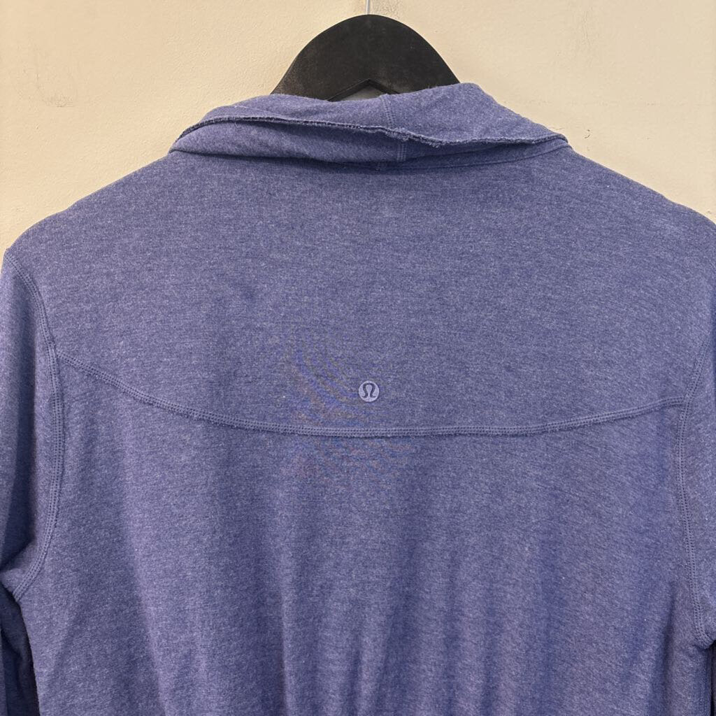 Lululemon Blue Long Sleeve Tie Waist Jacket 10